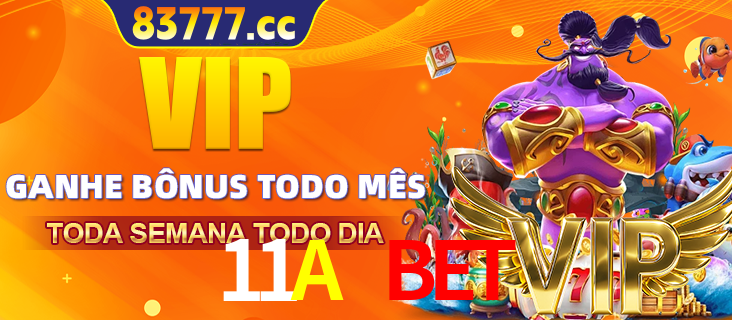 Banner promocional do 11A BET oferecendo 100% de recompensas adicionais contínuas para quem fizer o login diário (Daily sign-in), com um mascote de coelho.